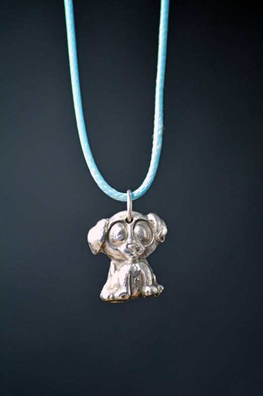 Puppy Pendant Necklace