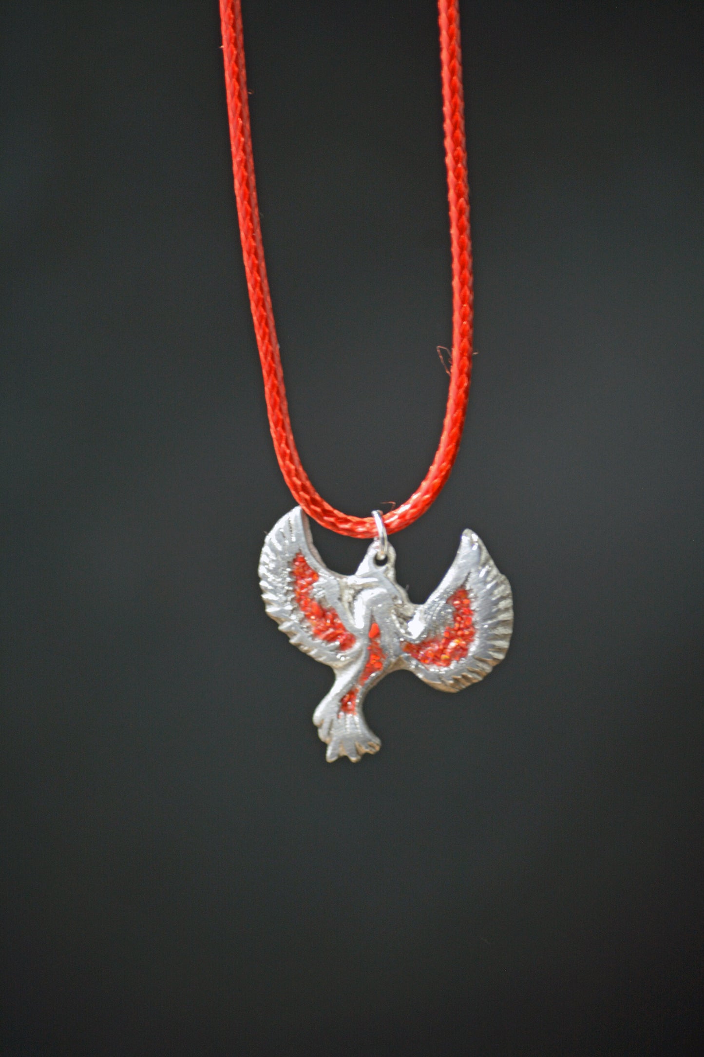 Handcrafted Sterling Silver Phoenix Pendant