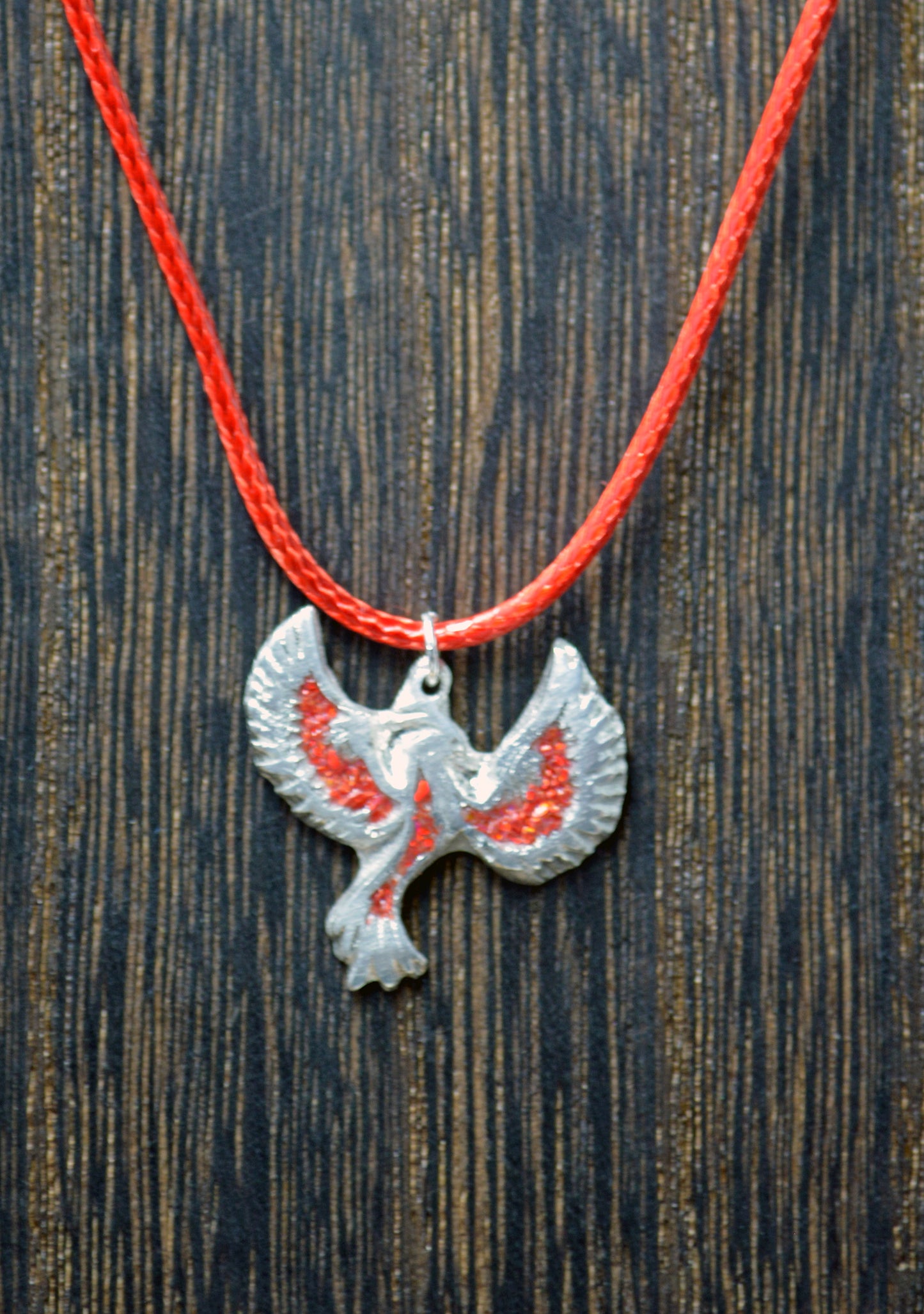 Handcrafted Sterling Silver Phoenix Pendant