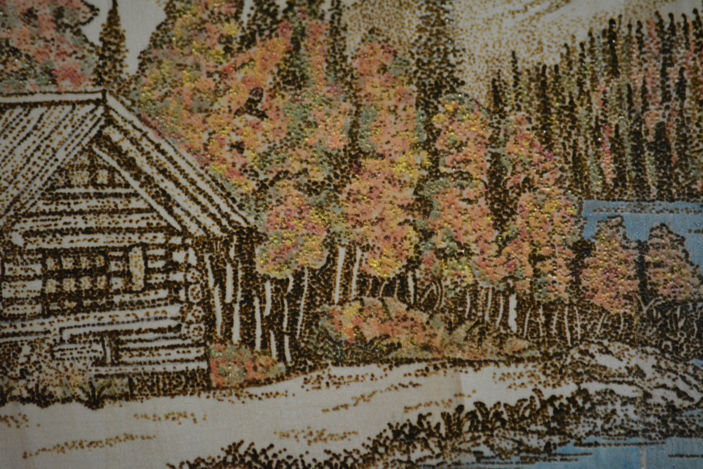 Mountain Cabin & Deer